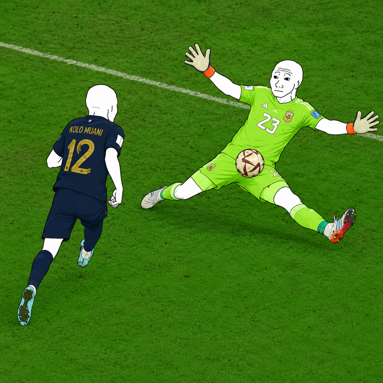 Wojak World Cup meme panel 4