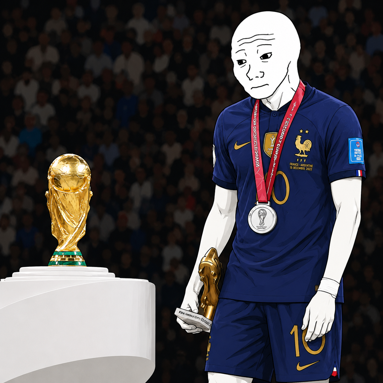 Wojak World Cup meme panel 6