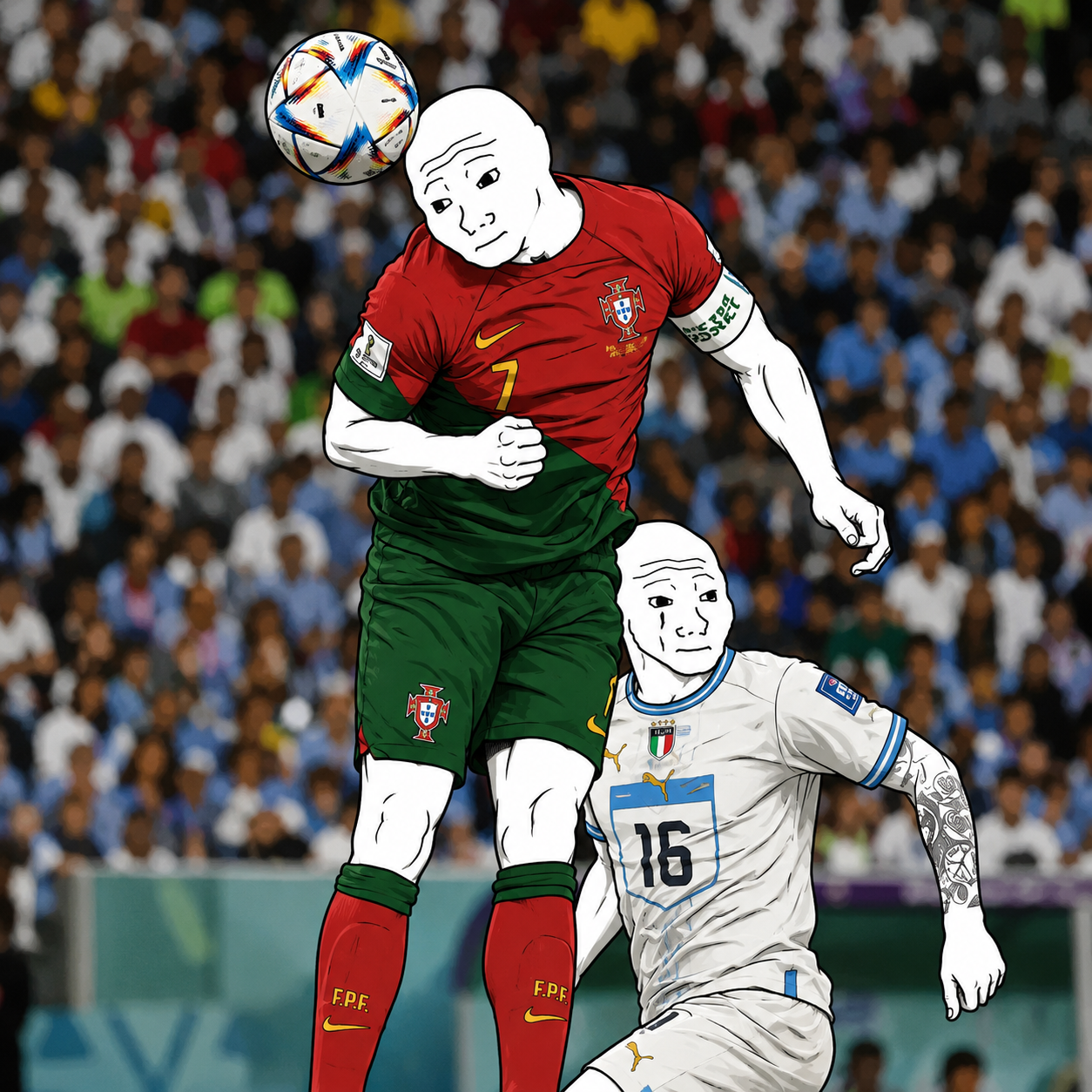 Wojak World Cup meme panel 7