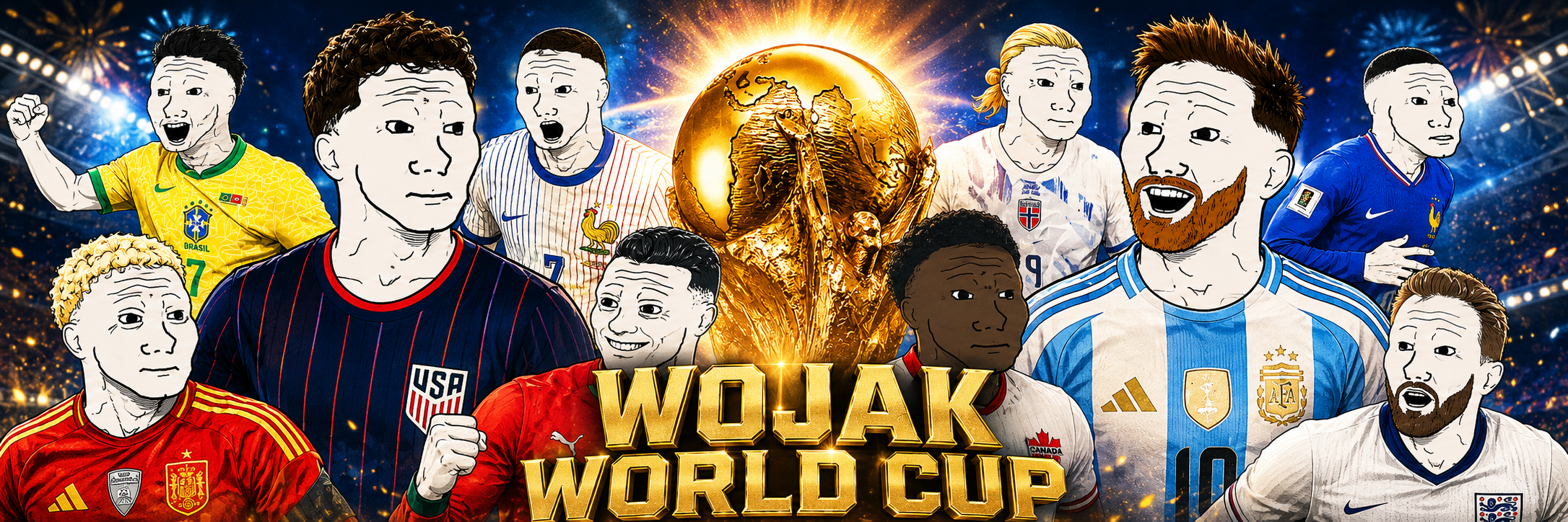 Wojak World Cup community banner